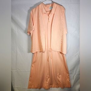 Butte Knit Vintage Peach Colored Dress